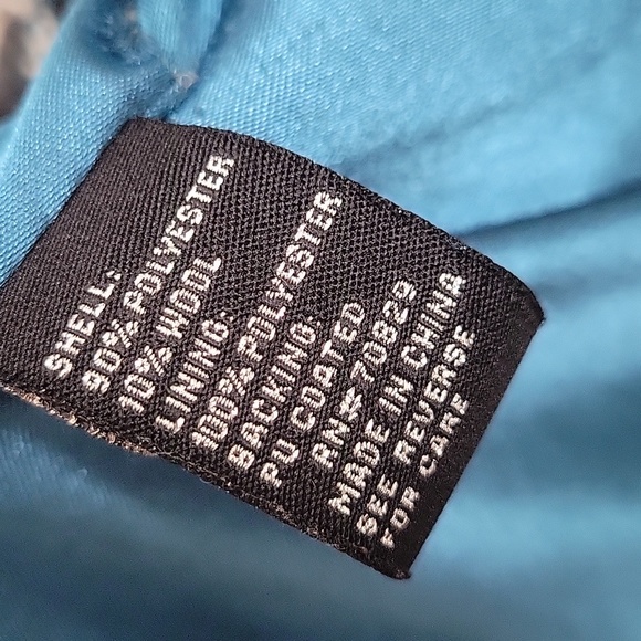 Rue21 Blue and Grey Plaid Peacoat - Picture 5 of 5